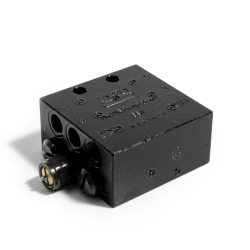 Lincoln Schmierstoffverteiler SSV-K - Stahl, schwarz verzinkt - G 1/8" BSPP - Mit Anzeigestift zur Sichtprüfung