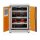 CEMO Akku-Lagerschrank Basic 8/10 - 400 Volt - 4 Lagerebenen - Mit Stapelfüßen - Ohne Stromlos-Schaltung - Ohne Fernalarmierung - Ohne Display