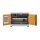 CEMO Akku-Lagerschrank Premium 8/5 - 230 Volt - 2 Lagerebenen - Mit Stapelfüßen - Mit Stromlos-Schaltung - Ohne Fernalarmierung - Ohne Display