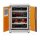 CEMO Akku-Lagerschrank Premium 8/10 - 230 Volt - 4 Lagerebenen - Mit Stapelfüßen - Mit Stromlos-Schaltung - Ohne Fernalarmierung - Ohne Display
