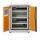 CEMO Akku-Lagerschrank Premium 8/10 - 400 Volt - 4 Lagerebenen - Mit Stapelfüßen - Mit Stromlos-Schaltung - Ohne Fernalarmierung - Ohne Display