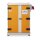 CEMO Akku-Lagerschrank Premium 8/10 - 400 Volt - 4 Lagerebenen - Mit Stapelfüßen - Mit Stromlos-Schaltung - Ohne Fernalarmierung - Ohne Display
