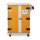 CEMO Akku-Lagerschrank Premium 8/10 - 400 Volt - 4 Lagerebenen - Auf Rollen - Mit Stromlos-Schaltung - Ohne Fernalarmierung - Ohne Display