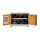 CEMO Akku-Lagerschrank Premium Plus 8/5 - 230 Volt - 2 Lagerebenen - Mit Stapelfüßen - Mit Stromlos-Schaltung - Mit Fernalarmierung - Mit Display