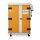 CEMO Akku-Lagerschrank Premium Plus 8/10 - 400 Volt - 4 Lagerebenen - Auf Rollen - Mit Stromlos-Schaltung - Mit Fernalarmierung - Mit Display