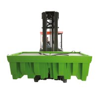 Bio-Circle Reinigungsplattform Clean-Box Max 2 - inkl Technik Modul - 1400 Liter - 230 Volt - integrierte Waschbürste und Fußschalter