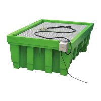 Bio-Circle Reinigungsplattform Clean-Box Max 2 - inkl Technik Modul - 1400 Liter - 230 Volt - integrierte Waschbürste und Fußschalter