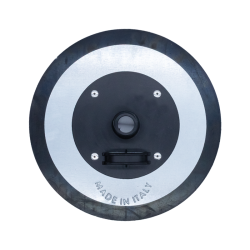 Fettfolgekolben 25 kg - Ø 340 mm Membrane - Metallronde Ø 286 mm - Für Ø 28 mm Saugrohr