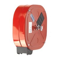 Schlauchaufroller - Automatisch - Geschlossen - 1/2" AG / 1/2" IG - Stahl lackiert - Starre Wandhalterung