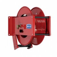 Schlauchaufroller - Automatisch - Offen - 1" AG / 1" IG - Stahl lackiert - Schwenkbare Wandhalterung