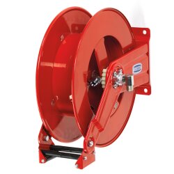 Schlauchaufroller - Automatisch - Offen - 1/2" AG / 1/2" IG - Stahl lackiert - Schwenkbare Wandhalterung