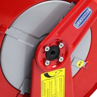 Schlauchaufroller - Automatisch - Offen - 1/2" AG / 1/2" IG - Stahl lackiert - Schwenkbare Wandhalterung