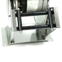 Schlauchaufroller - Automatisch - Offen - Edelstahl - &Ouml;l und Diesel (Hochdruck) - 10 Meter Schlauch - 3/4 Zoll - Starre Wandhalterung