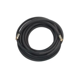 Synthetischer Gummischlauch schwarz R6 - Luft/Wasser - 10 bis 40 Meter - verschiedene Durchmesser