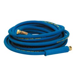 25 m synthetischer Gummischlauch 2SC  - Wasser - 150°C - 400 bar - Ø 3/8" - Eingang IG 3/8" - Ausgang IG 3/8"