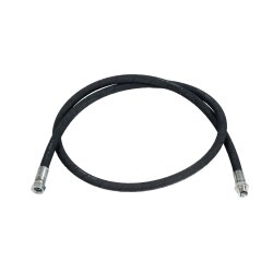 8 m synthetischer Gummischlauch 1SC - Öl - 160 bar -  Eingang IG 1/2" - Ausgang AG 1/2"