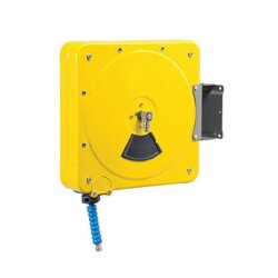15 m geschlossener schwenkbarer automatischer Schlauchaufroller - Schlauch Ø 3/8" - 400 bar - für Wasser