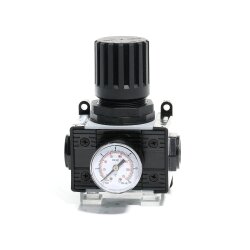 Wartungseinheit - Druckluftregler mit Manometer - Ein-/Ausgang G 1/2" IG