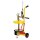 Manuelle Fettpresse - 18-30 kg - Fettfolgekolben - 310 mm mit Feder - Abschmierdruck 400 bar - 2 Rad Fahrwagen