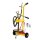 Manuelle mobile Fettfüllpumpe für Zentralschmieranlagen - 18-30 kg Eimer - Fettfolgekolben - 310 mm