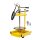 Manuelle mobile Fettfüllpumpe für Zentralschmieranlagen - 50-60 kg Eimer - Fettfolgekolben - 400 mm mit Feder