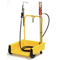 Fahrbares Ölfördergerät - 200 l Fass - Ausgangsdruck 24 bar - 30 l/min -  4 Rad Fahrwagen