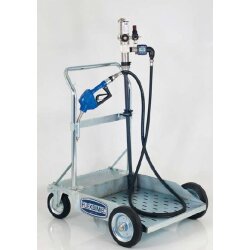 Betankungsset - AdBlue® - für 200 L Fässer - 8 bar - 30 l/min - 2-Rad Wagen