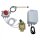 Elektrische Absauganlage - 230V AC - Druckverhältnis 1:1 - mit Schlauchaufroller