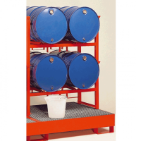 Fassregal - für 2 x 208 Liter Fass - horizontale Lagerung