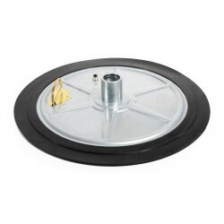 Fettfolgekolben - 50mm Saugrohröffnung - Metallronde Ø540mm