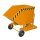 Bauer Kastenwagen für Schüttgüter mit Einfahrtaschen 0,25 m³ - max. 300 kg - Stahl lackiert