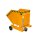 Bauer Kastenwagen für Schüttgüter mit Einfahrtaschen 0,4 m³ - max. 300 kg - Stahl lackiert