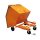 Bauer Kastenwagen für Schüttgüter mit Einfahrtaschen 1,0 m³ - max. 300 kg - Stahl lackiert