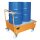 Bauer Fahrbare Auffangwanne für 2 x 200 Liter Fässer stehend - 120 x 80 cm - mit Gitterrost - Schiebegriff - verschiedene Ausführungen