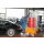 Bauer Fahrbare Auffangwanne mit Lochplattenwand für 2 x 200 Liter Fass - Gitterrost - Schiebegriff - verschiedene Ausführungen