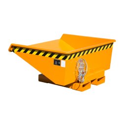 Bauer Mini-Kippbehälter -  mit niedriger Bauhöhe  0,275 m³ - max. 750 kg - Stahl lackiert