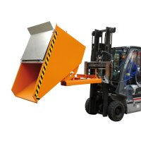 Bauer Mini-Kippbehälter -  mit niedriger Bauhöhe  0,275 m³ - max. 750 kg - Stahl lackiert