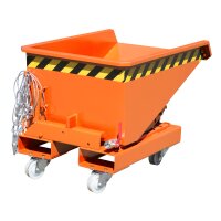 Bauer Spänebehälter mit niedriger Bauhöhe  0,15 m³ - max. 750 kg - Stahl lackiert