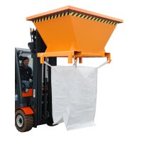 Bauer Befülltrichter für Befüllung von Big-Bags / Behältern mit Schüttgütern Stahl - lackiert