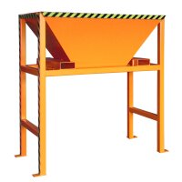 Bauer Stand Befülltrichter für Befüllung von Big-Bags / Behältern mit Schüttgütern Stahl lackiert