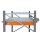 Bauer Einhängewanne für Regalsysteme - 1750 x 1250/915 x 160 mm - 200 Liter - Gitterrost - Stahl lackiert