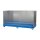 Bauer Auffangwanne für 4 x 200 Liter Fässer - 240 x 80 cm - mit Gitterrost - mit Stützfüßen - lackiert - RAL 5012 Lichtblau