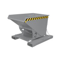 Bauer Kippbehälter mit 3-seitiger Kippfunktion 0,3 m³ - max. 750 kg - lackiert - RAL 7005 Mausgrau