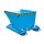 Bauer Automatischer Kippbehälter 0,6 m³ - max. 1000 kg - Stahl lackiert - für Stapler - RAL 5012 Lichtblau