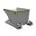 Bauer Automatischer Kippbehälter 0,6 m³ - max. 1000 kg - Stahl lackiert - für Stapler - RAL 7005 Mausgrau