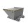 Bauer Automatischer Kippbehälter 0,9 m³ - max. 1000 kg - Stahl lackiert - für Stapler - RAL 7005 Mausgrau