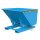 Bauer Kippbehälter 1,0 m³ - max. 1000 kg - Stahl lackiert - für Stapler - RAL 5012 Lichtblau