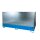 Bauer Auffangwanne - für 2 x 1000 L Container + 10 x 200 L Fässer - 269 x 165 x 37,5 cm - lackiert - Lichtblau