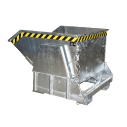 Bauer Kippbehälter Abrollmechanismus 1,0 m³ - max. 2000 kg - Stahl - feuerverzinkt