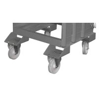 Bauer Kippbehälter Abrollmechanismus 1,0 m³ - max. 2000 kg - Stahl - feuerverzinkt